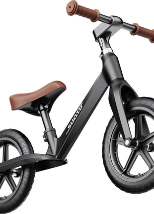 Suotu Kinder Loopfiets Zwart