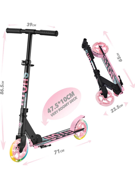 Suotu Kinder Step Zwart/Roze