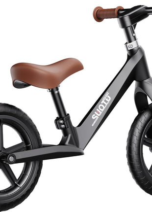 Suotu Kinder Loopfiets Zwart