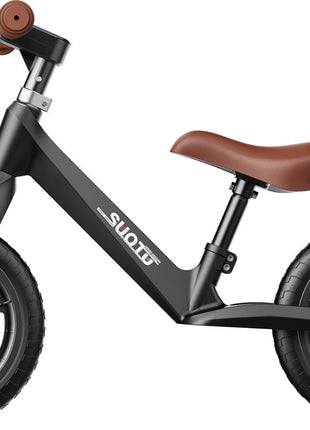 Suotu Kinder Loopfiets Zwart