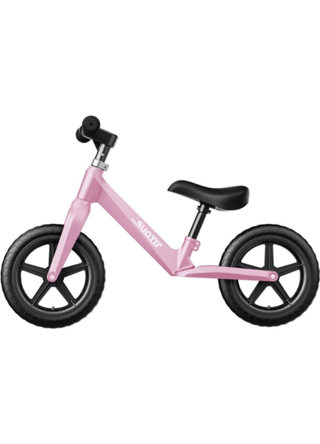 Suotu Kinder Loopfiets Roze