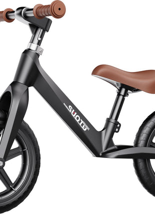 Suotu Kinder Loopfiets Zwart