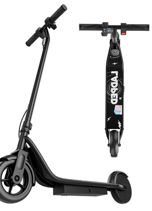 Stay-on LP-65 Zwart elektrische kinderstep