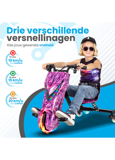 Play-on  Drift trike galaxy paars