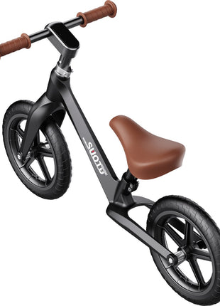 Suotu Kinder Loopfiets Zwart