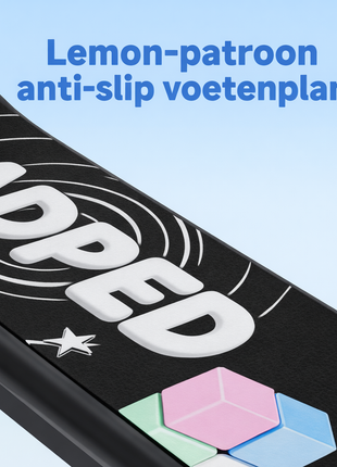 Stay-on LP-65 Zwart elektrische kinderstep