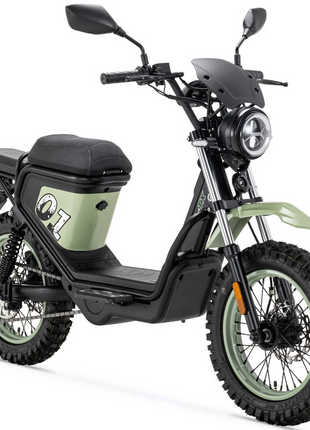 AGM Goccia G01TX Rood Elektrische Brommer Groen