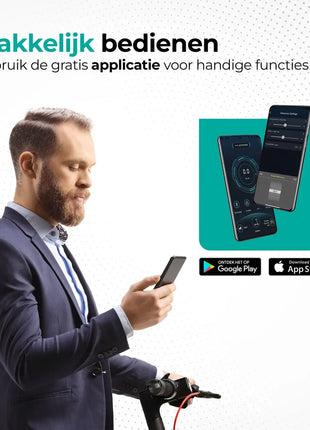 Stay-on Aovopro AP07 Elektrische Step Met Knipperlicht en Vering