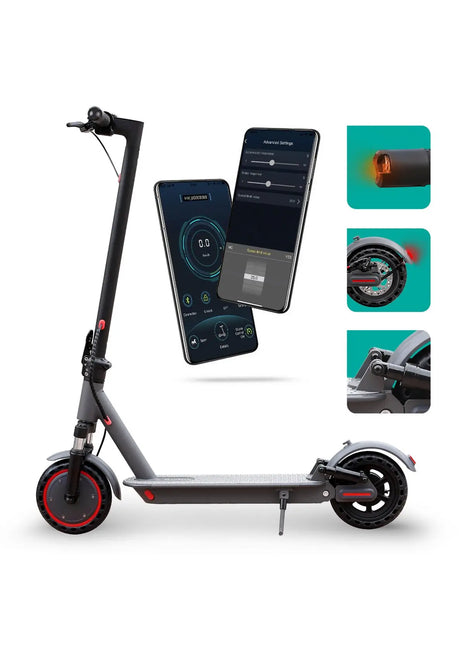 Stay-on Aovopro AP07 Elektrische Step Met Knipperlicht en Vering