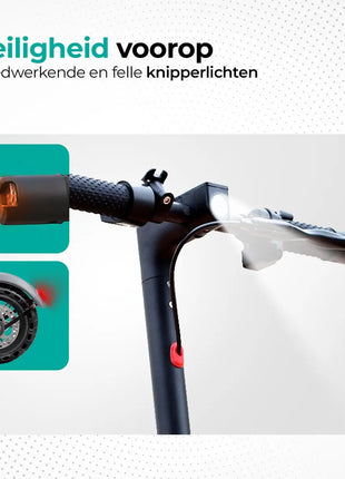 Stay-on Aovopro AP07 Elektrische Step Met Knipperlicht en Vering