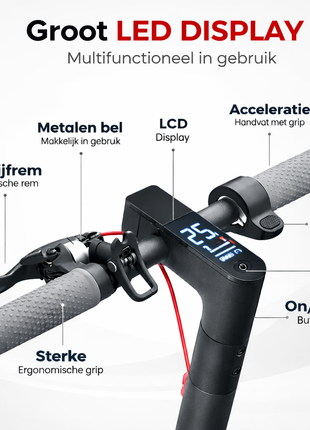 Stay-on Ladped Elektrische Step